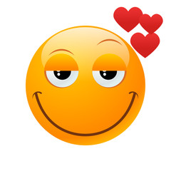 yellow round emoticon