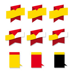 Sale tags. Sale banners set. Shopping.