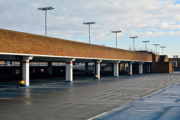 Top floor of multi-storey car park