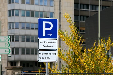 Fototapeta premium Parkscheinautomat, Parkschein & Parkbühren