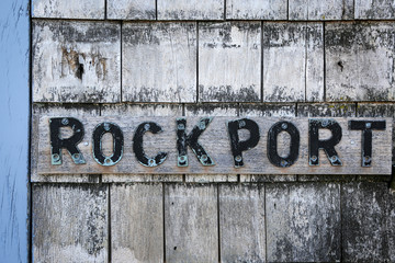 Sign on a lobster shack in Rockport, MA