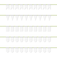 Bunting banners set