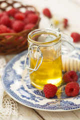 Honey in a jar