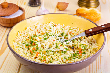 Tasty Chicken Soup with Chinese Noodles