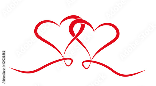 Fototapete Zwei Herzen Vereint Fototapeten Wallsheaven Manu