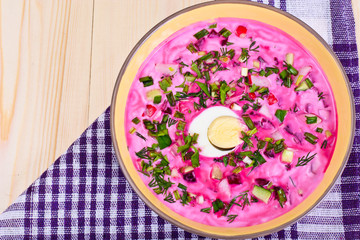 Cold Beet Soup Friedge