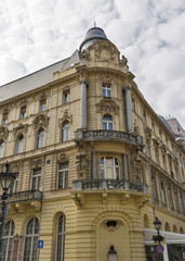 Fototapeta na wymiar Old and beautiful architecture of Budapest, Hungary, Europe.