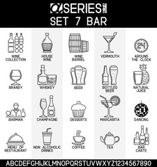 Alcoholic Drinks and Bar