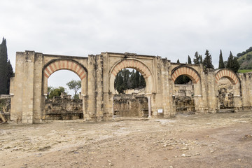 Fototapeta na wymiar Ancient city ruins of Medina Azahara, Cordoba, Spain