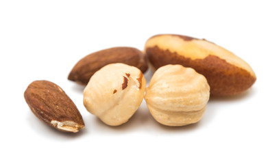 Nuts isolated