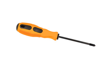 Screwdriver on white