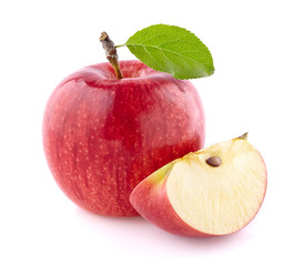 Apple with slice