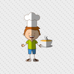 kids cooking design 