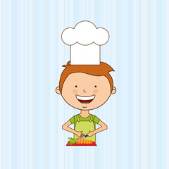 kids cooking design 