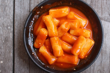 Rice cake korean food