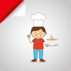 kids cooking design 