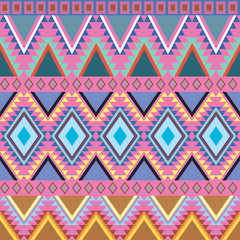 Geometric ethnic pattern. Vector illustration
