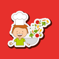kids cooking design 