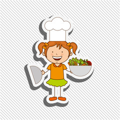 kids cooking design 
