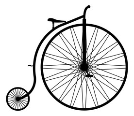 Penny Farthing Silhouette