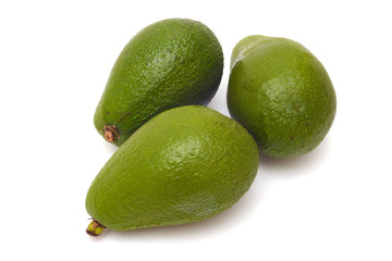 Avocado isolated on white