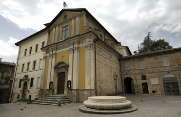 San Rufo square Italy