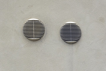 facade with air intakes