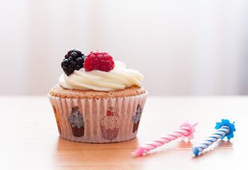 Birthday homemade cupcake