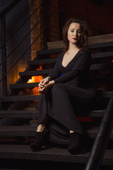 Girl in the night club