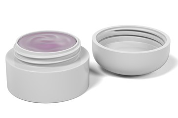 3d rendering of creme box