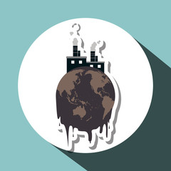 Graphic design of pollution