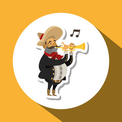 Graphic design of mexican culture