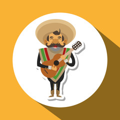 Graphic design of mexican culture