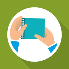 Flat illustration of Back to School design 