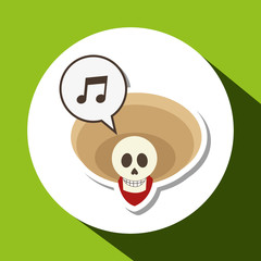 Graphic design of mexican culture