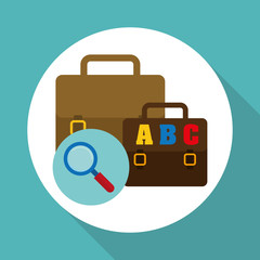 Flat illustration of Back to School design 