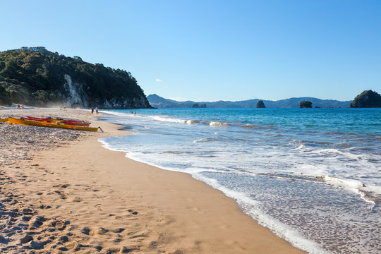 Evening Stroll Along Hahei Beach