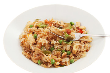 Fried rice in a bowl