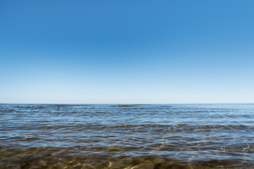 Fototapeta na wymiar Still Baltic sea.