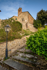 Italy, Tuscany, Montegemoli, San Bartolomeo Church