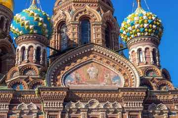 Fototapeta na wymiar Church of the Savior on Blood in St. Petersburg, Russia
