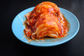 Kimchi korean food isolated