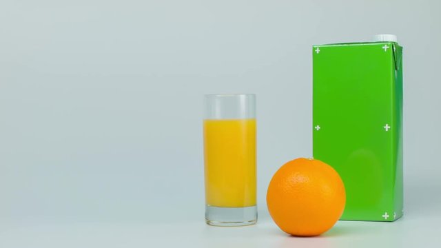 promotional kit  for box orange juice