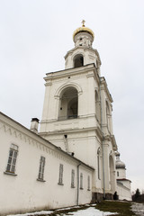 Fototapeta na wymiar Bell tower of St. George's Monastery.