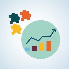 Flat illustration about achievement design