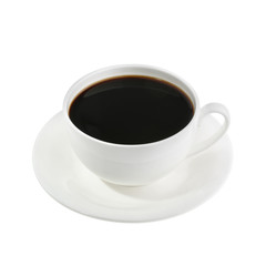 cup of coffee isolated. without shadow. clipping path