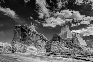 Ruins and Basgo Monastery, Leh, Ladakh, Jammu & Kashmir, India