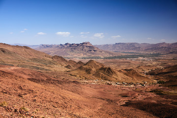 The Atlas Mountains, south of Morocco