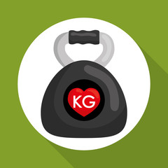 Flat illustration of healthy lifestyle design 