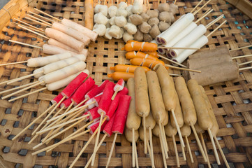 steam meatballs thai street food
